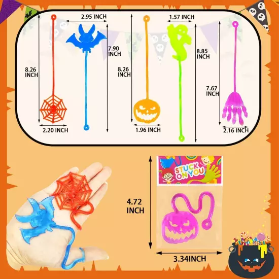 Halloween Treats Non Candy Goodie Bag Stuffer Fillers for Kids 48 PCS,Bulk... 