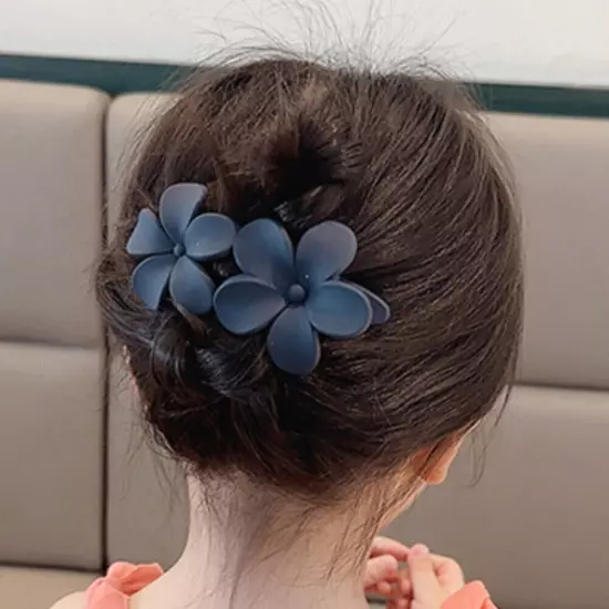 Women Girl Flower Large Duckbill Clip Hair Claw Clamp Ponytail Hairpin Barrettes