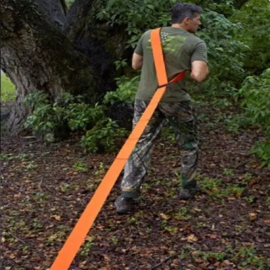 Hunting Drag Sash Harness & Strong Strap to Easily Move What You Have Hunted