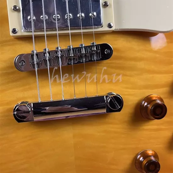 Custom Shop Honey burst Lemon Fade Electric Guitar ABR bridge shipping quickly