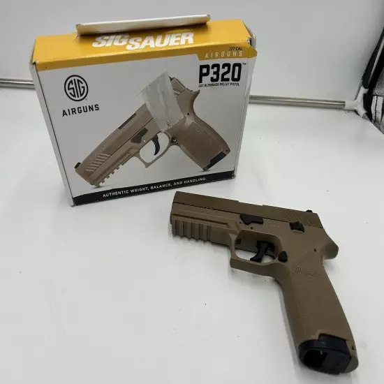 Sig Sauer P320 CO2 .177 Cal Blowback Air Pistol Coyote Tan No Mag No Magazine