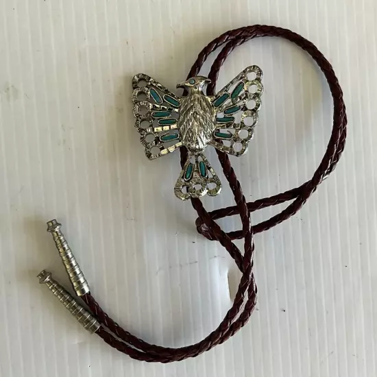 Vintage Bolo Tie Thunderbird