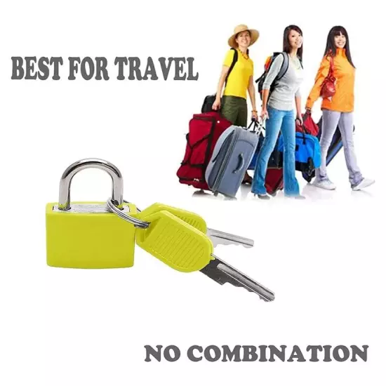 6 Pcs Small Luggage Padlocks Metal Padlocks for School Gym Classroom H4G19497