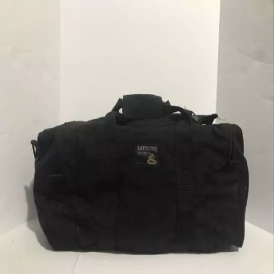 Rattlers Brand Black canvas bag. 20”ish Hunting bag with 3 storage compartments