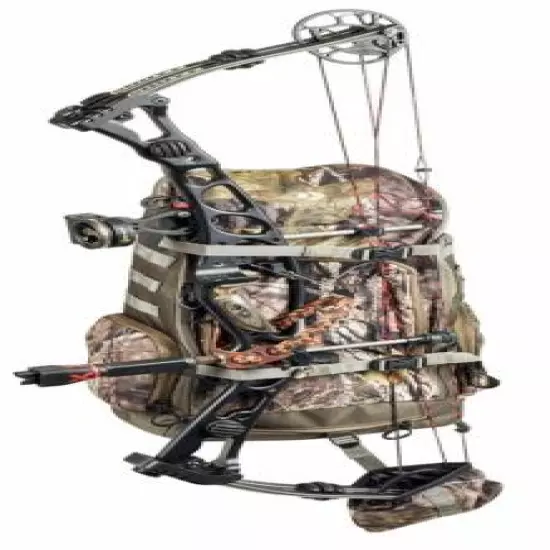 Bow Hunting Pack Backpack Daypack Rucksack Haversack Mossy Oak Bow Holder Sack