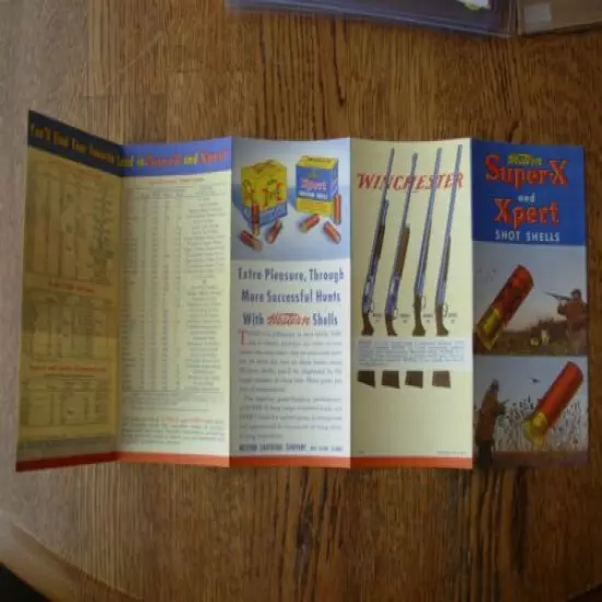 VINTAGE WESTERN SUPER X AND EXPERT BROCHURE F57 CATALOG