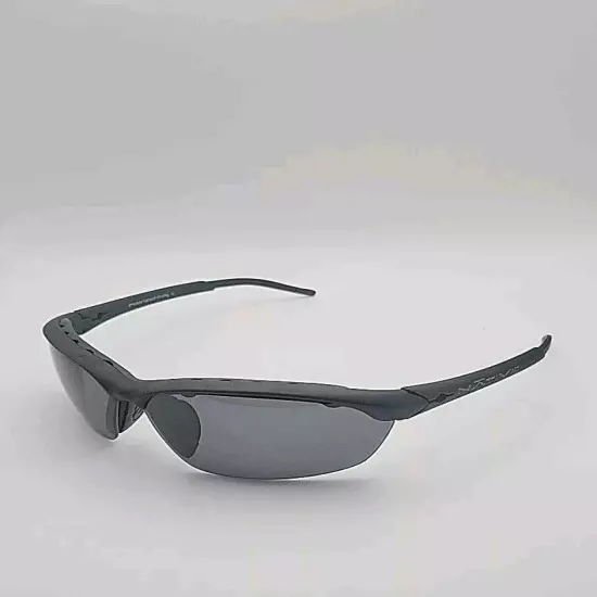 Native Hardtop Asphalt Polarized Black Wrap Sunglasses Italy 67-15-125