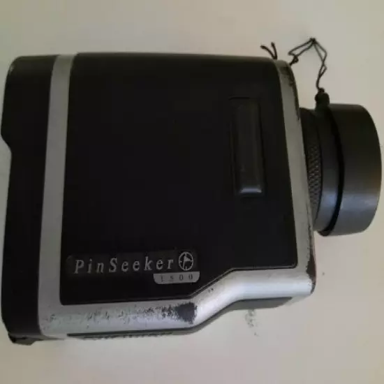 Bushnell PinSeeker 1500 Laser Rangefinder w/ Lens Cap, Tested & Working