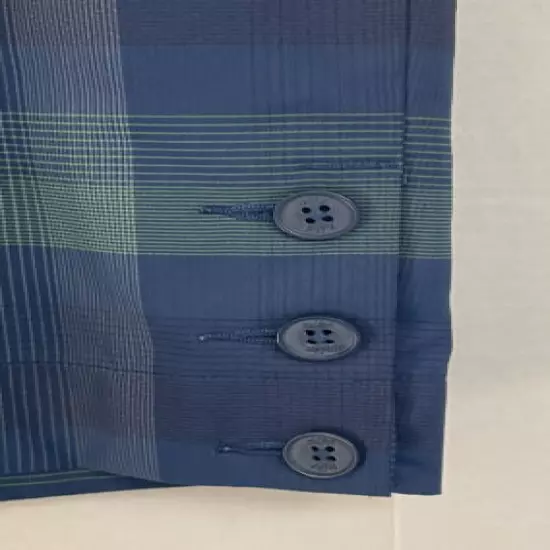 NIKE GOLF DRI FIT womens plaid bermuda blue shorts size