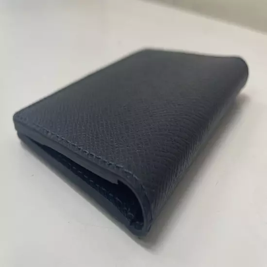 LOUIS VUITTON Taiga Organizer de Poche Card Navy Pouch Case M30537 Used