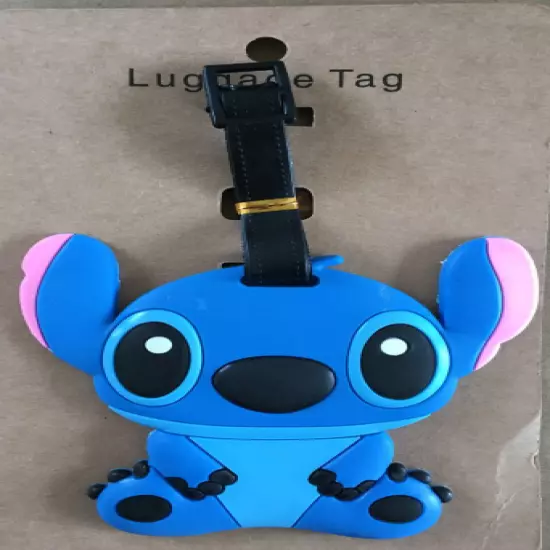 160 Styles New Disney Mickey Stitch PVC Baggage Backpack Suitcase Luggage Tags