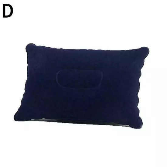 Double Sided Inflatable Pillow Soft Sleep Mat Collapsible Camping Cushion Hot~