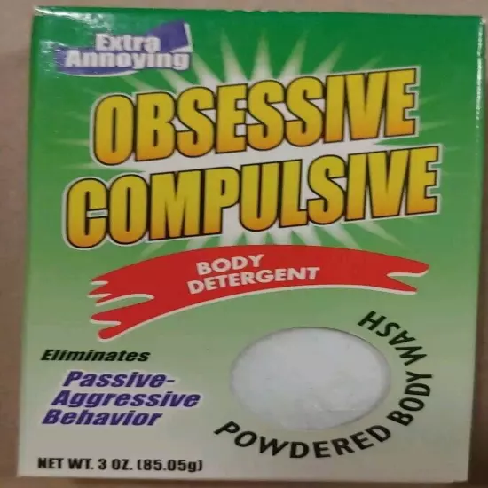 4 Boxes Novelty Powdered Body Detergent Wash Gag Gift Stocking Stuffer 2002-2003