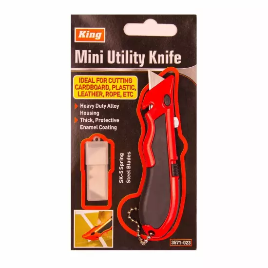 Mini Quick-Change Retractable Key chain Utility Knife NEW