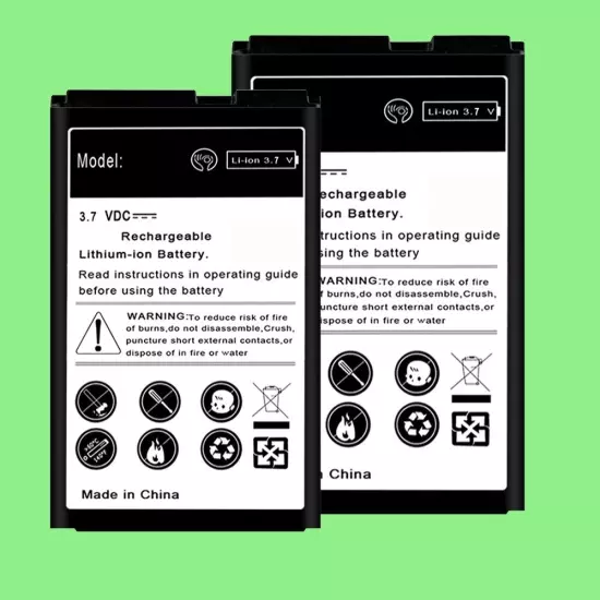 Long Life 2x 1850mAh Substitutable Extended Slim Li_ion Battery for AT&T LG B470