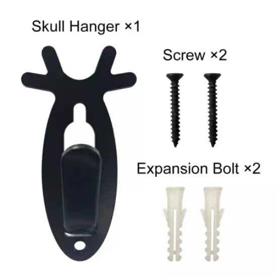 6 Antler Skull Mount Hooks Skull Hangers Antelope Holder Outdoor European Hooker