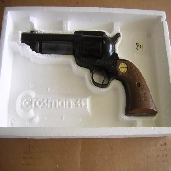 CROSMAN MODEL 44 PEACEMAKER .177 CO2 REVOLVER BOX & INSERTS