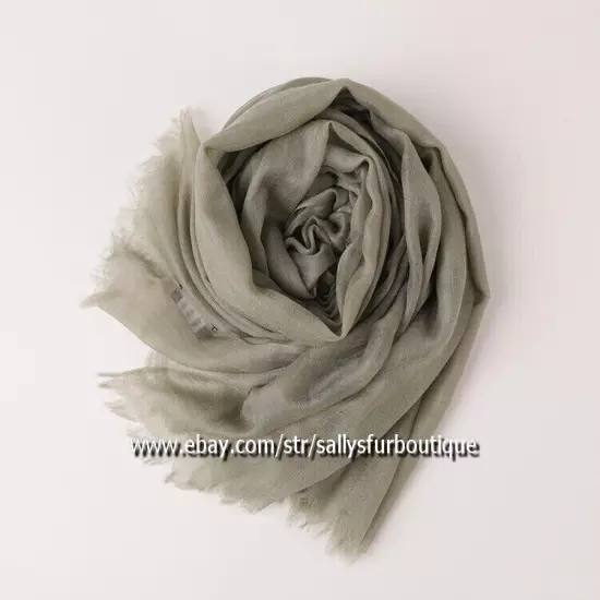 Sallys Pure Mongolian Cashmere 300s Wrap Shawl Ring Scarf Thin Soft 230 * 100 cm