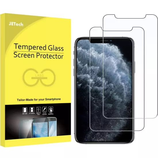 Screen Protector for 11 Pro Max and Xs Max 6.5 Inch Tempered Glass Film 2 Pack