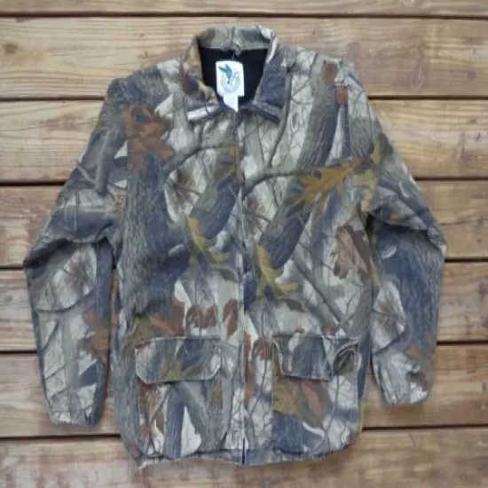 Men's Realtree Hardwoods Camo Thin Lined Jacket, Size Med. Wells Creek Outfitter