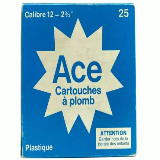 CIL Ace Shotshells 12 Ga Shells EMPTY Ammo Box Canadian Industries 5721-P