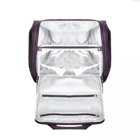 Protege, Arendale Soft Side 16” Under Seat Luggage,Purple lightweight and durabl