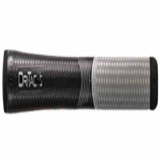 Winn Dri-Tac LT (Less Taper) Black Gray Oversize Golf Grip 7LTDT-BKG