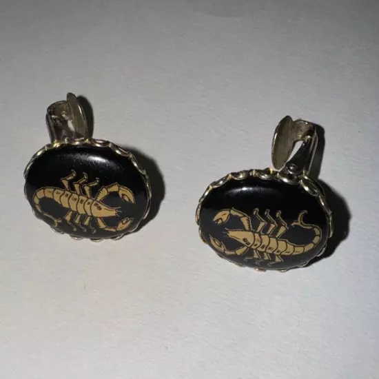 Enamel Scorpion Earrings