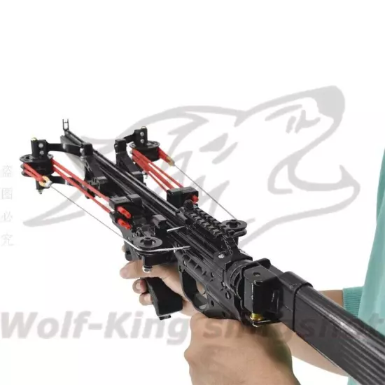 Very Powerful Slingshot Rifle Semi Automatic Wolf King Updated Not assembled