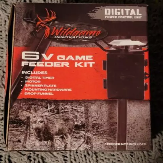 NEW Wild Game 6 Volt Analog Power Control Unit Feeder Kit Model # T6DC Wildgame