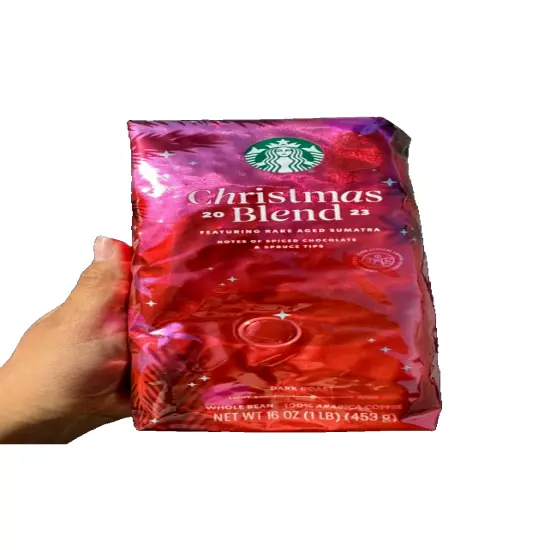 Starbucks Christmas Blend 2 Bags 2 LBs Total 2023 Blend Whole Bean 2024 Coffee