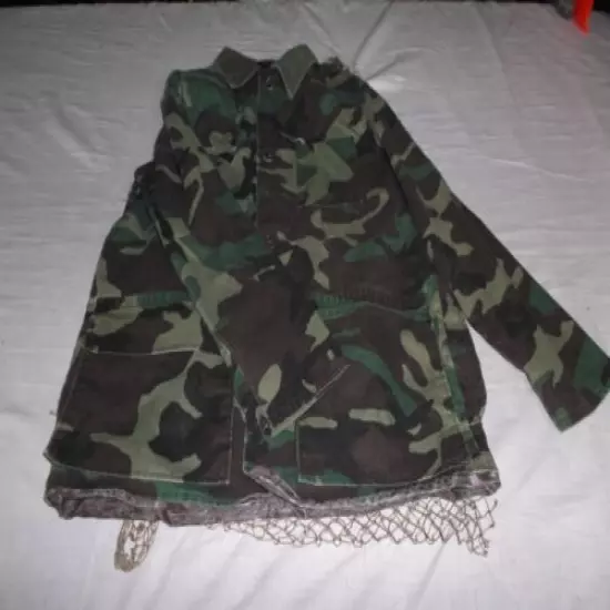 RedHead Woodland Camo Hunting Jacket w Backside Netting SIZE Medium 8311