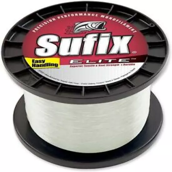 Sufix Elite Monofilament Fishing Line-3000 Yards Clear NEW