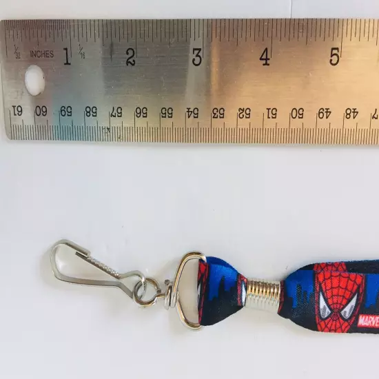 Amazing Spiderman Lanyards Blue Marvel Key Lot of 3