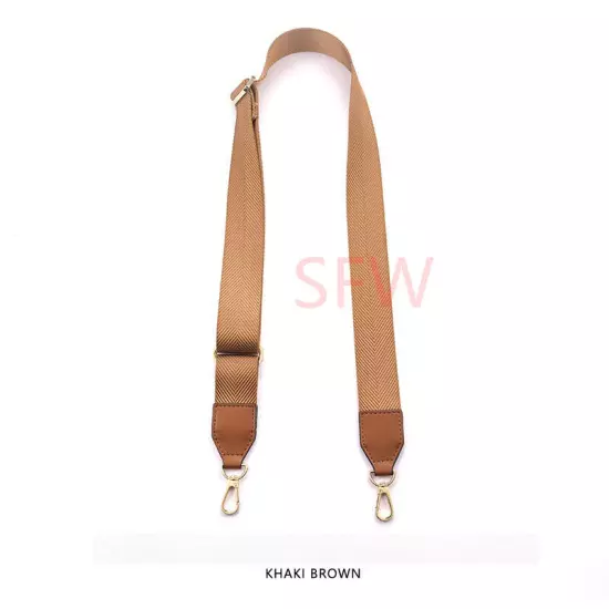 Purse Strap Crossbody Shoulder Canvas + Leather Straps For Hermes Evelyn Seires