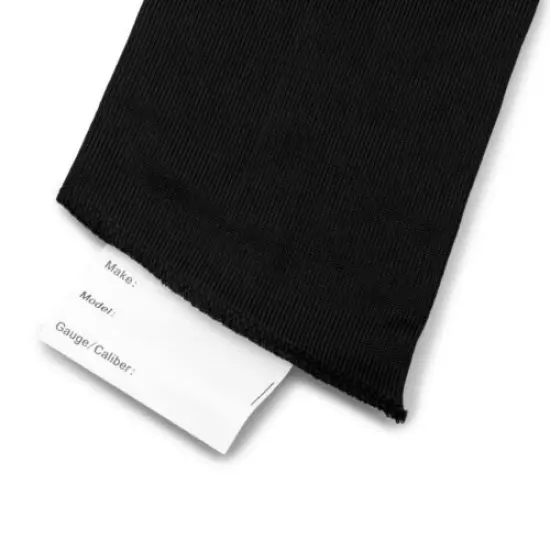 WYNTRU Gun Sock for Rifle Shotgun Custom ID Label w/Bonus Polishing Cloth 4Pack 