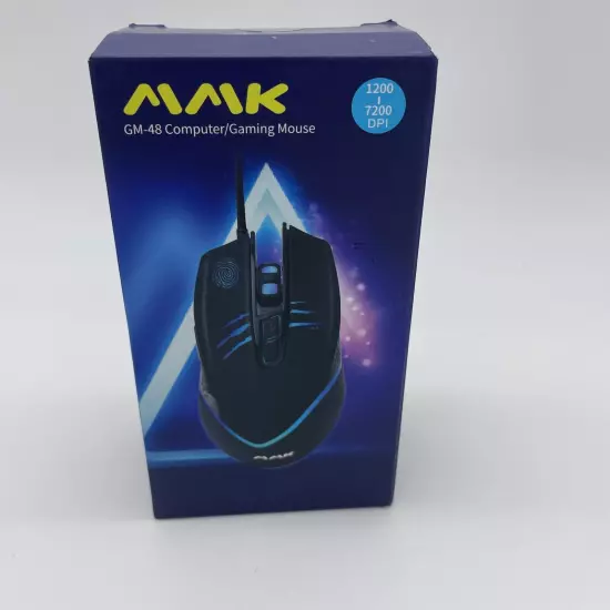 MMK GM-48 Computer/Gaming Mouse 1200-7200 DPI 7/ 16.8M Colors