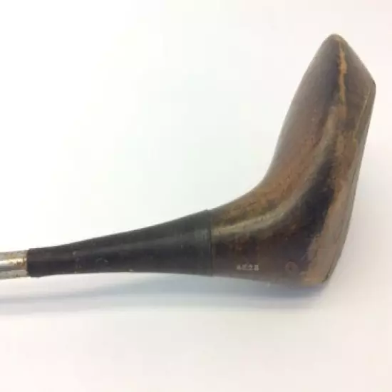 Vintage Used Damaged Burke Aristocrat 3 Wood BK28 Mens Golf Club Decorative