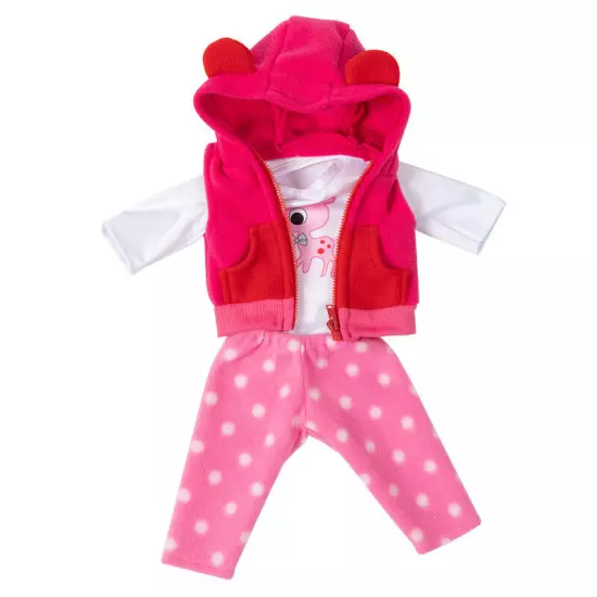 Newborn Baby Clothes 3PCS/Set Dolls Outfit for 14~16 inch Reborn Boy&Girl Dolls