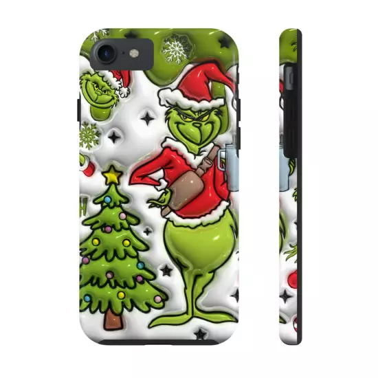 Grinch Tough Phone Cases Samsung S20 S21 S22 S23 Iphone 15 14 13 12 11