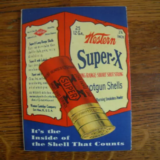 VINTAGE WESTERN SUPER X F-40 BROCHURE