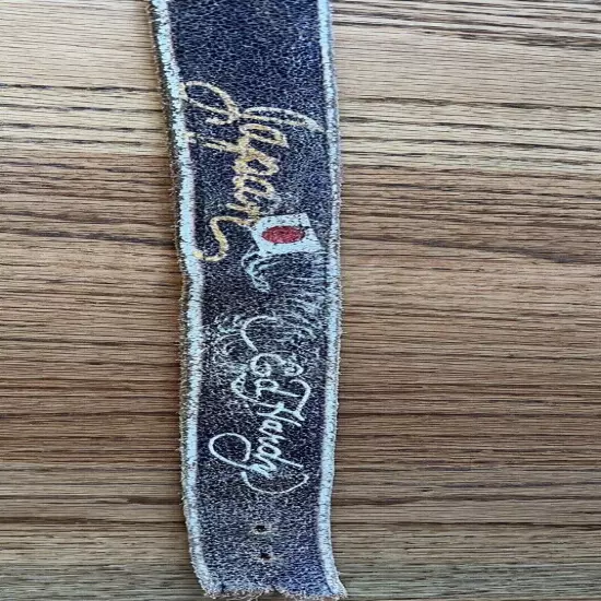 ED HARDY Tattoo Artist -Belt, leather, DAMAGED. Repair Or Craft Bracelet Leather