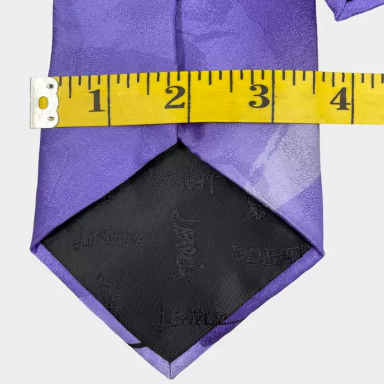 J. Garcia Collection Fifty-Eight Duckworm Alarm Purple Silk Tie Necktie 3" x 56"