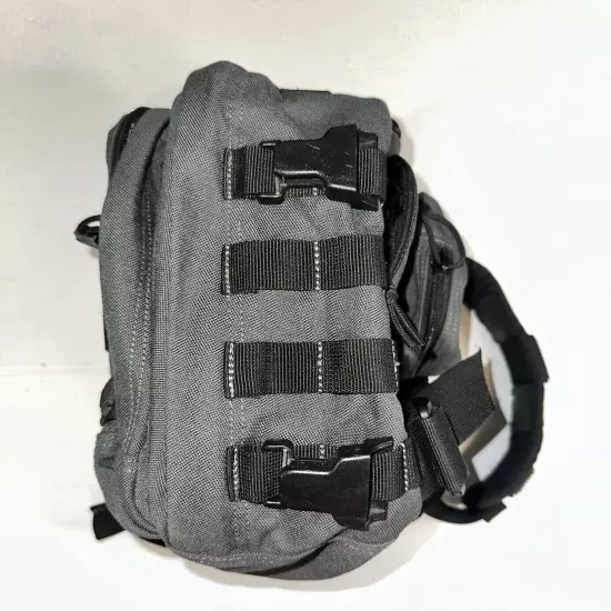 5.11 Tactical Rush MOAB 6 Sling Pack, 11L Double Tap, Gray Black 56963 Pre-owned