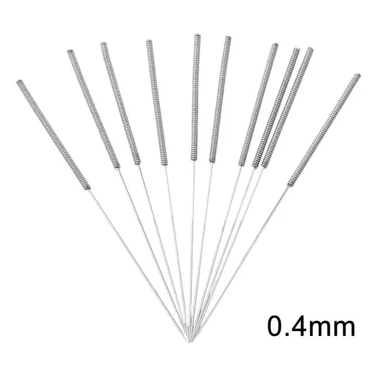 Nozzle Cleaning Essentials Quality Stainless Steel Needles Pack of Fifty