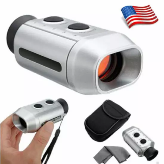 Golf Rangefinder Range Finder Distance Meter Set 7x Magnification 1000 Yards USA