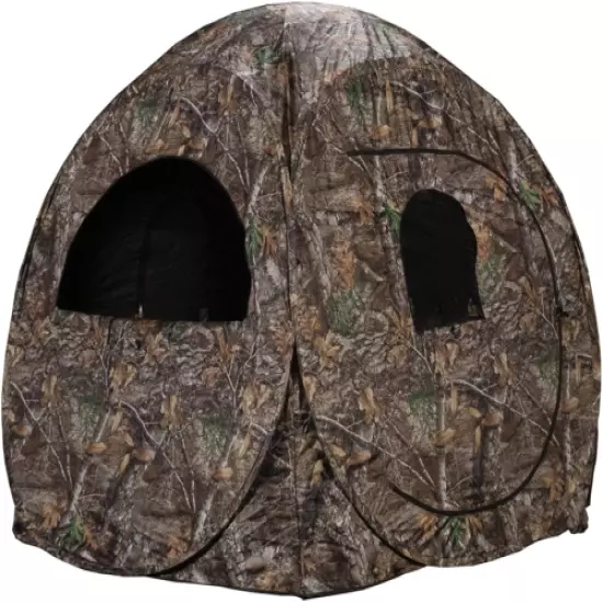 2 Person Hunting Camping Ground Blind Camouflage Camp Hunt Realtree Edge Blinds