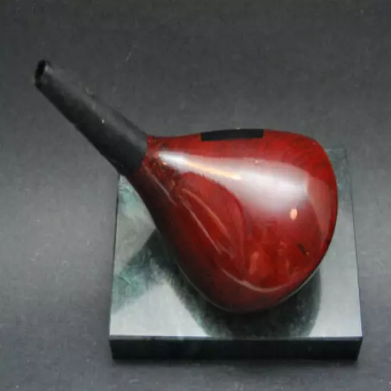 REAL FAIRWAY WOOD DRIVER GOLF CLUB CLOCK MARBLE BASE PAPERWEIGHT NEW BATTERY