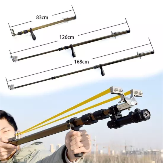 High-Power Telescopic Folding Slingshot Long-range Shooting Sling Shot 