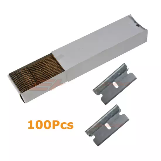 Stainless Steel Replacement Razor Scraper Blades for CarGlass Paint Oven Removal